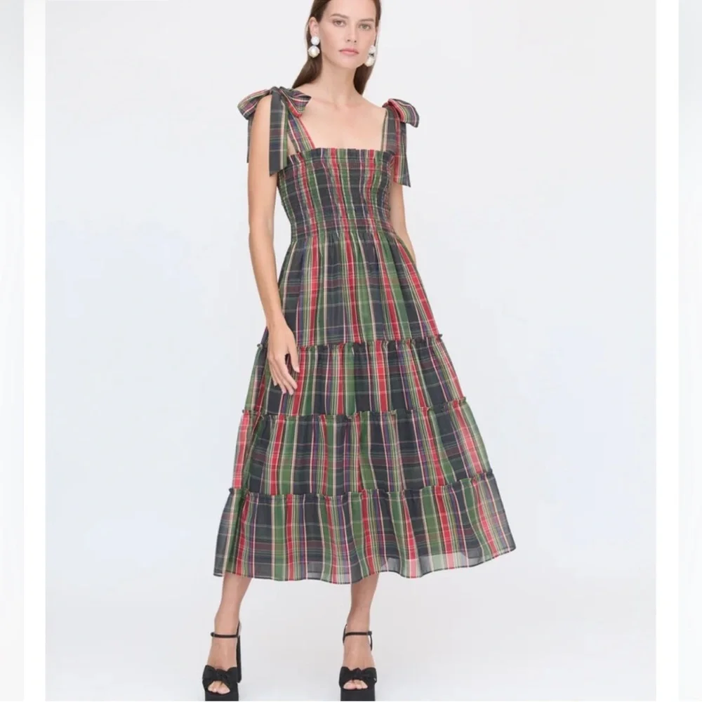 Hill House Home The Ribbon Ellie Nap Dress
- Tartan Lamé / M - Picture 13 of 13